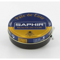 Cirage pâte luxe SAPHIR bleu marine boîte 50ML 