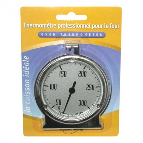 Thermomètre four 50 à 300°C blister INOVALLEY